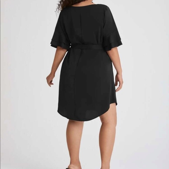 Boho flounce sleeve tunic dress - Picture 2 of 16